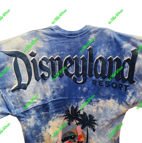 DISNEYLAND STITCH TIE DYE HAWAIIAN SPIRIT JERSEY - Picture 2 of 5